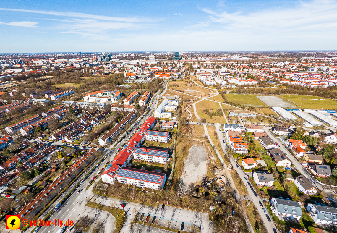 20.02.2023 - der Hachinger Bach zwischen Berg am Laim und Neuperlach